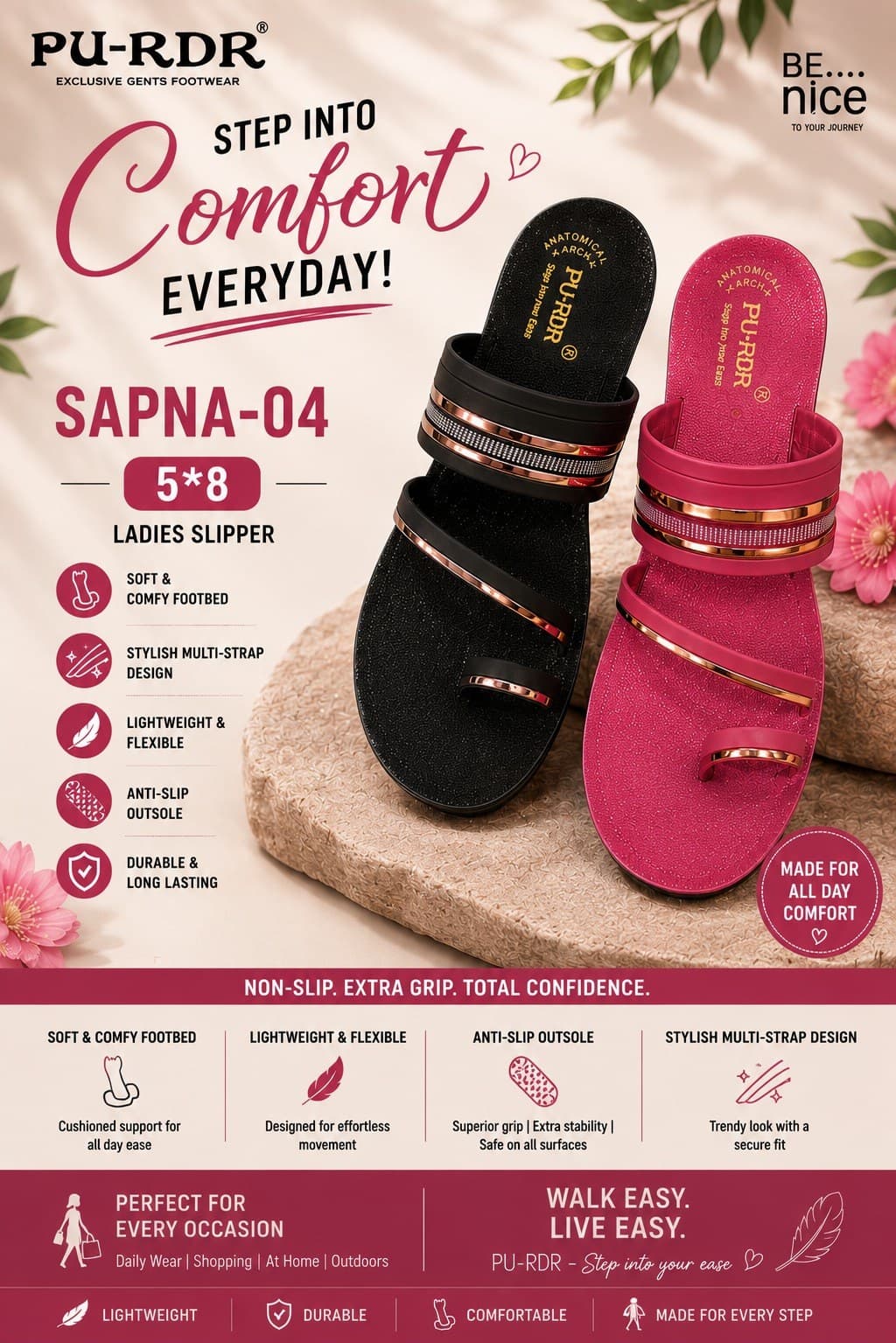 Sapna-04 — Ladies slipper