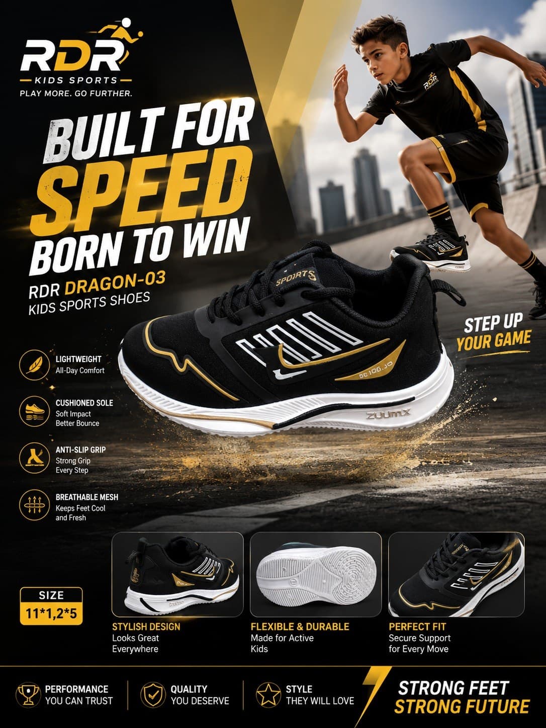 Dragon-03 — Kids sports shoes